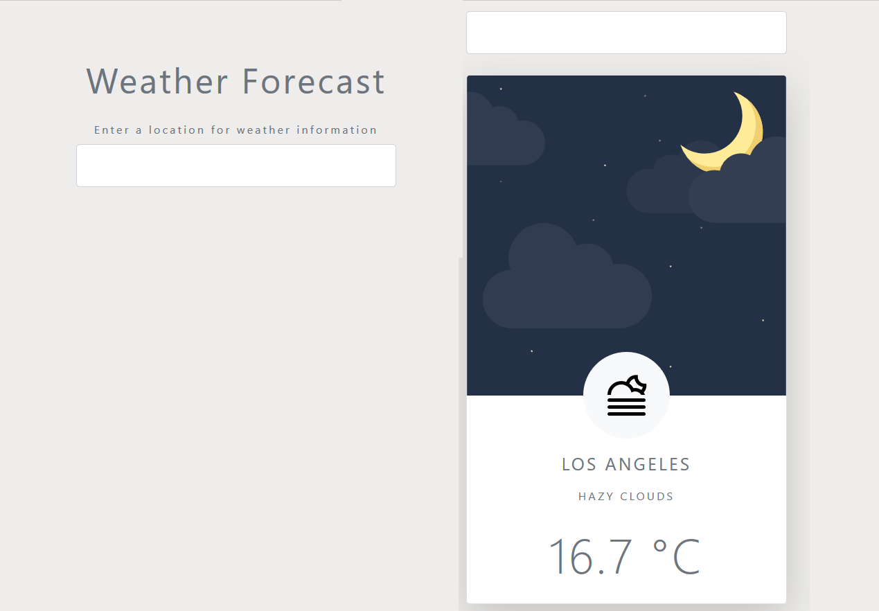 Weather App project